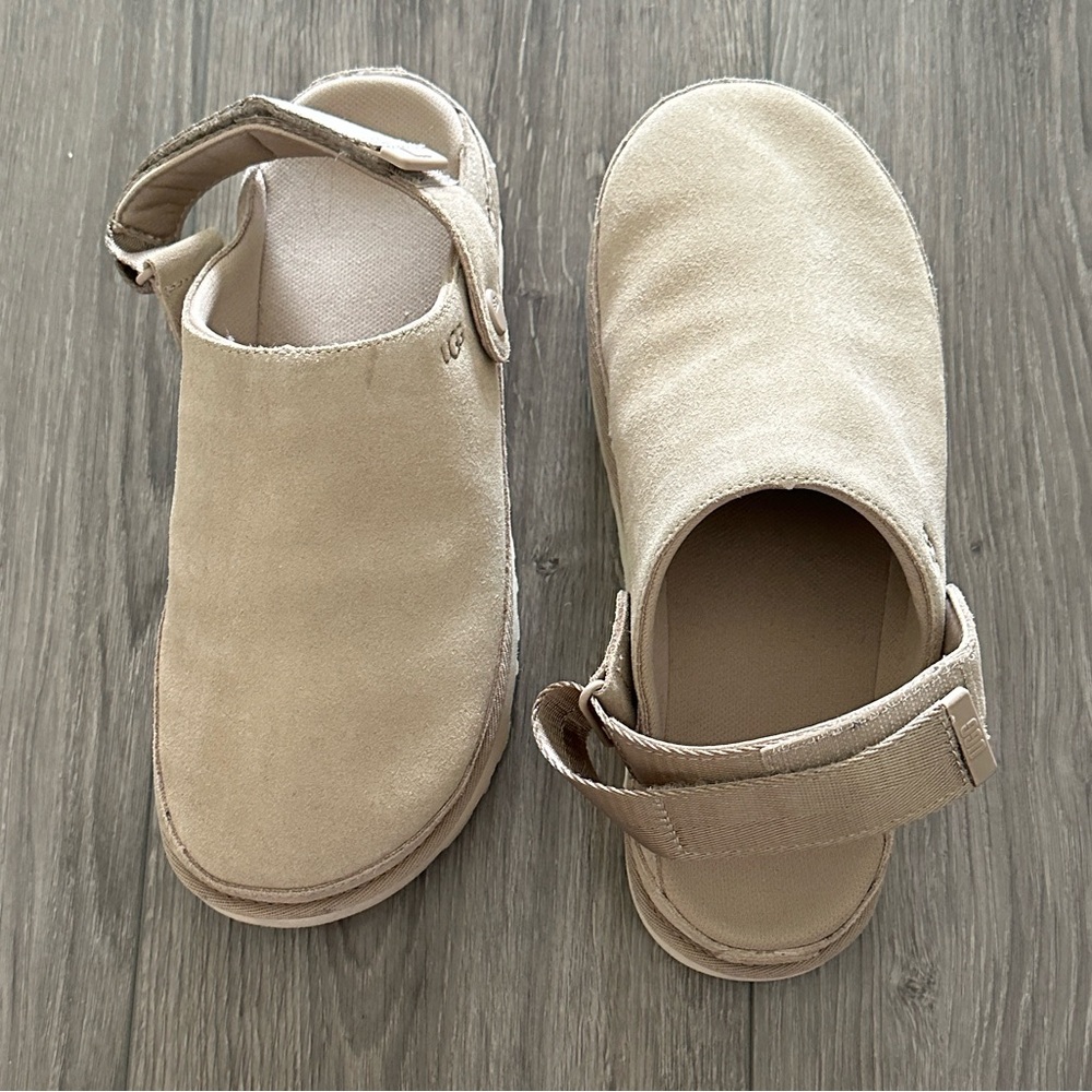 UGG Tan Suede Mules